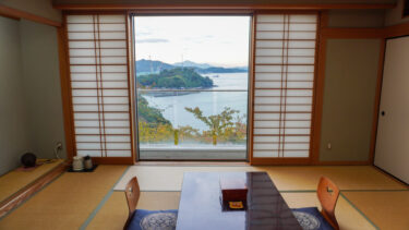 今治市【大潮荘】しまなみ海道の絶景×来島海峡の海の幸を堪能！＜宿泊記ブログ＞