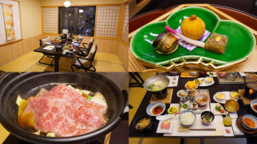 天童市【ほほえみの空湯舟つるや】何を食べても美味しい！夕食・朝食＜ブログ＞